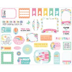 Echo Park My Little Girl Kivágatok Ephemera (1 csomag)