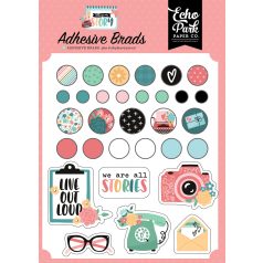   Echo Park Telling Our Story Díszítőelem Adhesive Brads (1 csomag)