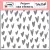 Echo Park Telling Our Story Happy Memories Hearts Stencil 6" (15 cm) Designer Stencil (1 db)