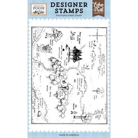 Echo Park Winnie The Pooh Hundred Acre Woods Szilikonbélyegző Clear Stamps (1 db)