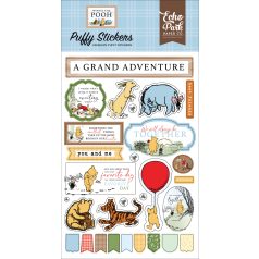   Echo Park Winnie The Pooh Pufi matrica Puffy Stickers (1 ív)