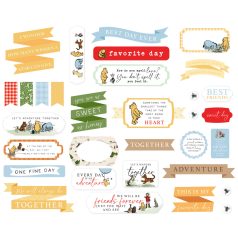   Echo Park Winnie The Pooh Kivágatok Titles & Phrases (1 csomag)
