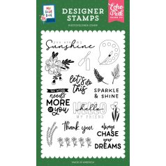   Echo Park My Best Life Let's Do This Szilikonbélyegző Clear Stamps (1 db)