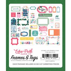 Echo Park My Best Life Kivágatok Frames & Tags (1 csomag)
