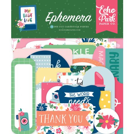 Echo Park My Best Life Kivágatok Ephemera (1 csomag)