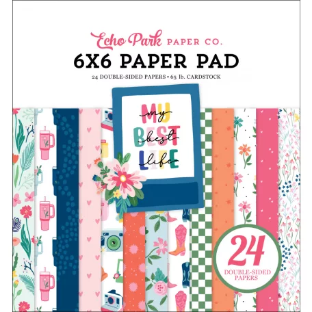 Echo Park My Best Life Scrapbook papírkészlet 6" (15 cm) Paper Pack (24 lap)