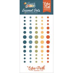 Echo Park Summer Vibes Díszítőelem Enamel Dots (1 csomag)