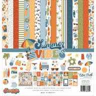   Echo Park Summer Vibes Scrapbook papírkészlet 12" (30 cm) Collection Kit (1 csomag)