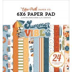   Echo Park Summer Vibes Scrapbook papírkészlet 6" (15 cm) Paper Pack (24 lap)