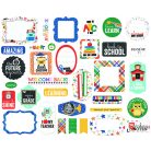 Echo Park Off To School Kivágatok Ephemera (1 csomag)