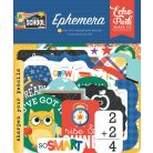 Echo Park Off To School Kivágatok Ephemera (1 csomag)