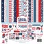 Echo Park Stars And Stripes Forever Scrapbook papírkészlet 12" (30 cm) Collection Kit (1 csomag)