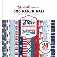   Echo Park Stars And Stripes Forever Scrapbook papírkészlet 6" (15 cm) Paper Pack (24 lap)