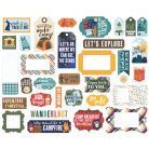 Echo Park Into The Wild Kivágatok Frames & Tags (1 csomag)