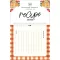 Echo Park Hello Autumn Receptkártya  Recipe Cards (12 lap)