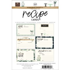 Echo Park Home Again Receptkártya  Recipe Cards (12 lap)