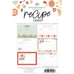 Echo Park Homemade Receptkártya  Recipe Cards (12 lap)