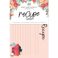 Echo Park Summer Receptkártya  Recipe Cards (12 lap)