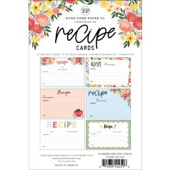 Echo Park Summer Receptkártya  Recipe Cards (12 lap)