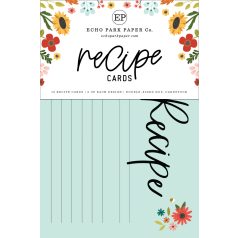  Echo Park Sunflower Summer Receptkártya  Recipe Cards (12 lap)