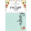 Echo Park Sunflower Summer Receptkártya  Recipe Cards (12 lap)