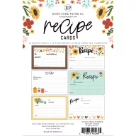   Echo Park Sunflower Summer Receptkártya  Recipe Cards (12 lap)