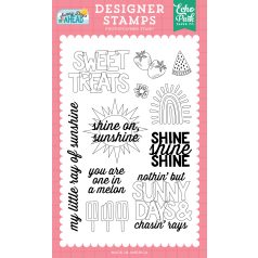   Echo Park Sunny Days Ahead Shine Shine Shine Szilikonbélyegző Clear Stamps (1 db)