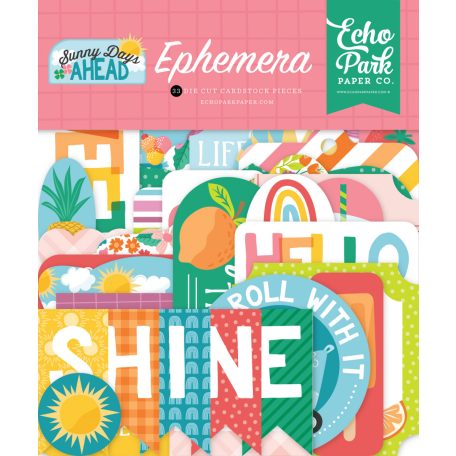 Echo Park Sunny Days Ahead Kivágatok Ephemera (1 csomag)