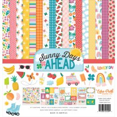   Echo Park Sunny Days Ahead Scrapbook papírkészlet 12" (30 cm) Collection Kit (1 csomag)