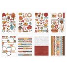 Echo Park Sweater Weather Matrica készlet Sticker Book (16 ív)