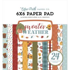   Echo Park Sweater Weather Scrapbook papírkészlet 6" (15 cm) Paper Pack (24 lap)