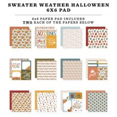   Echo Park Sweater Weather Scrapbook papírkészlet 6" (15 cm) Paper Pack (24 lap)