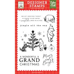   Echo Park Winnie The Pooh Christmas Grand Christmas Szilikonbélyegző Clear Stamps (1 db)