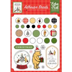   Echo Park Winnie The Pooh Christmas Díszítőelem Adhesive Brads (1 csomag)