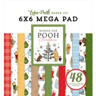   Echo Park Winnie The Pooh Christmas Scrapbook papírkészlet 6" (15 cm) Paper Pack (48 lap)
