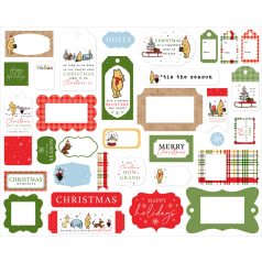   Echo Park Winnie The Pooh Christmas Kivágatok Frames & Tags (1 csomag)