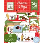 Echo Park Winnie The Pooh Christmas Kivágatok Frames & Tags (1 csomag)