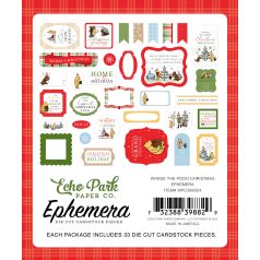   Echo Park Winnie The Pooh Christmas Kivágatok Ephemera (1 csomag)