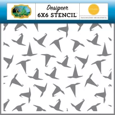   Carta Bella Wizard Of Oz Wicked Witch Hat Stencil 6" (15 cm) Designer Stencil (1 db)