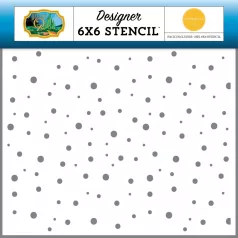  Carta Bella Wizard Of Oz Glinda's Bubbles Stencil 6" (15 cm) Designer Stencil (1 db)