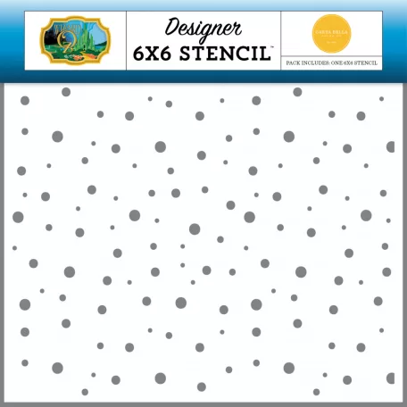 Carta Bella Wizard Of Oz Glinda's Bubbles Stencil 6" (15 cm) Designer Stencil (1 db)