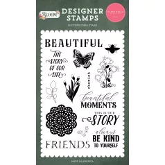   Carta Bella Bloom Beautiful Moments Szilikonbélyegző Clear Stamps (1 db)