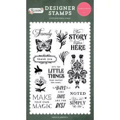   Carta Bella Bloom Our Story Begins Here Szilikonbélyegző Clear Stamps (1 db)