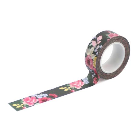 Carta Bella Bloom Little Things Floral In Green Dekorációs ragasztószalag Washi Tape (1 db)