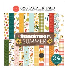   Carta Bella Sunflower Summer Scrapbook papírkészlet 6" (15 cm) Paper Pack (24 lap)