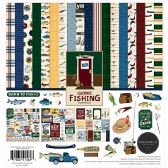   Carta Bella Gone Fishing Scrapbook papírkészlet 12" (30 cm) Collection Kit (1 csomag)