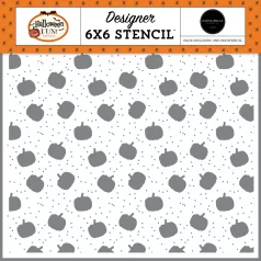   Carta Bella Halloween Fun Pumpkin Party Stencil 6" (15 cm) Designer Stencil (1 db)