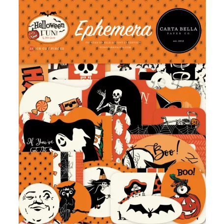 Carta Bella Halloween Fun Kivágatok Ephemera (1 csomag)