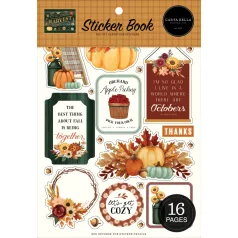 Carta Bella Harvest Matrica készlet Sticker Book (16 ív)