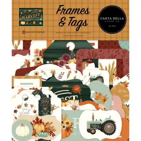 Carta Bella Harvest Kivágatok Frames & Tags (1 csomag)
